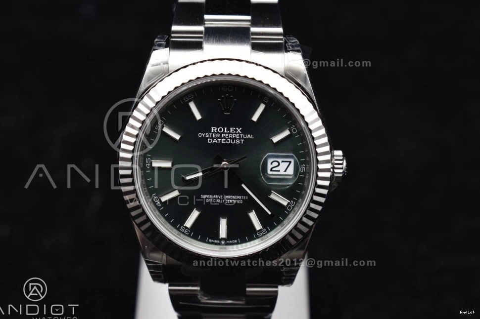 Dial VS3235 1:1 On Oyster DateJust SS 904L 41 Bracelet Edition 126334 Green Best VSF 0512